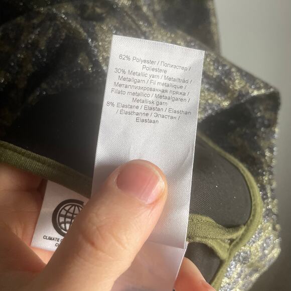 Ganni Leopard Print Cardigan Shimmer Capsule Wardrobe Office sz 40 PTP 19" sz L - Picture 5 of 8